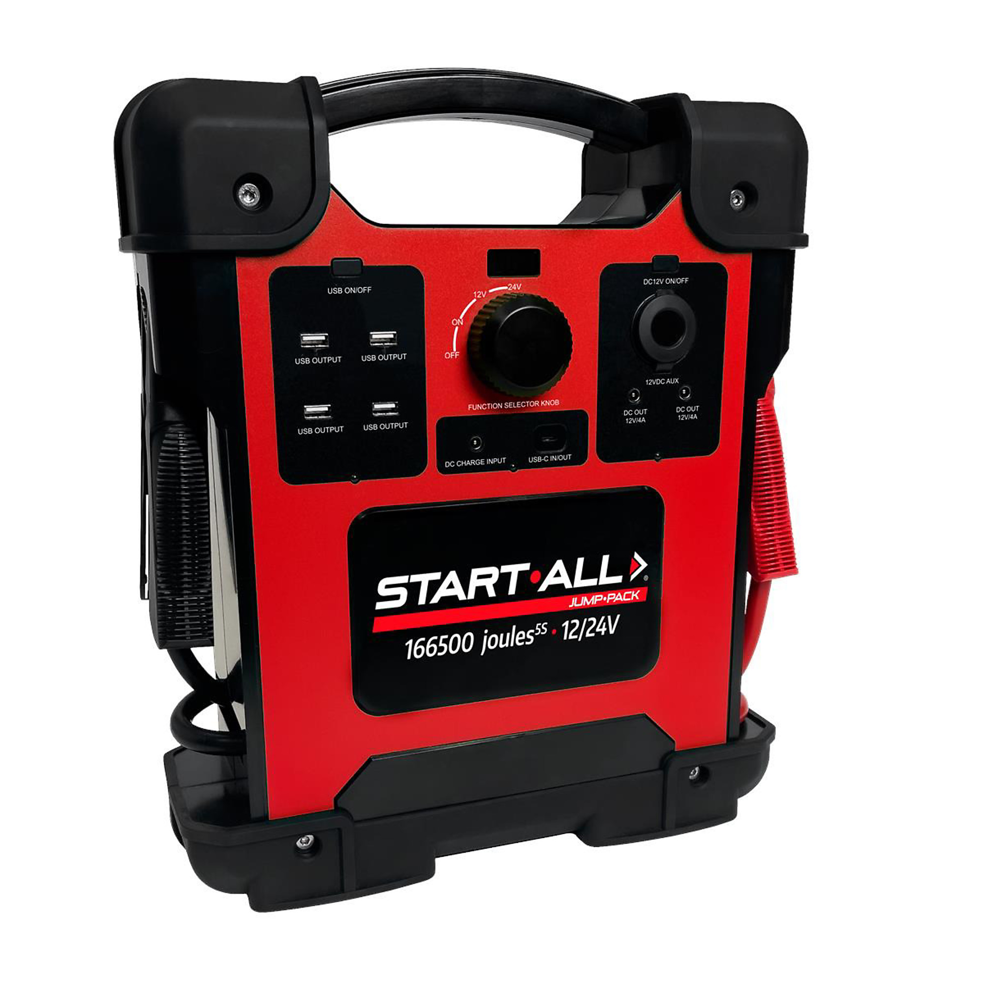 Goodall Manufacturing Start-All Jump Starter — 10000A/5000A, 166500 Joules, 12V/24V, Lithium-Ion, Model# GDLJP-12-24